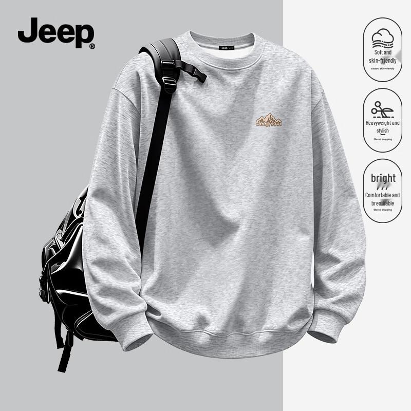JEEP Men's Heavyweight Crewneck Sweatshirt