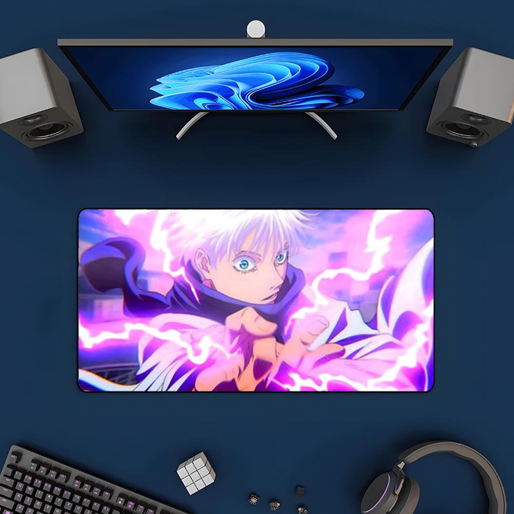 Satoru Gojo Mouse Pad Mousepad Large Gaming Mouse Pad LockEdge Thickened Computer Keyboard Table Desk Mat