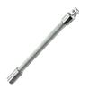 Polished Chrome Plating 1/4\" 3/8\" 1/2\" Driver Flexible Socket Extension Rod Adapter Ratchet Wrench 45 Steel Silver Rod Set
