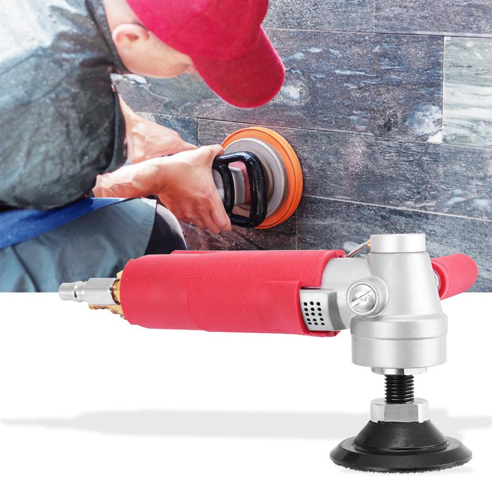 3  Pneumatic Water Polisher High Speed Wet Air Sander Air Grinder 4300rpm for Marble Stone