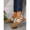 2026 New Retro Casual Platform Sneakers Round Toe Versatile Thick Sole Skate Shoes