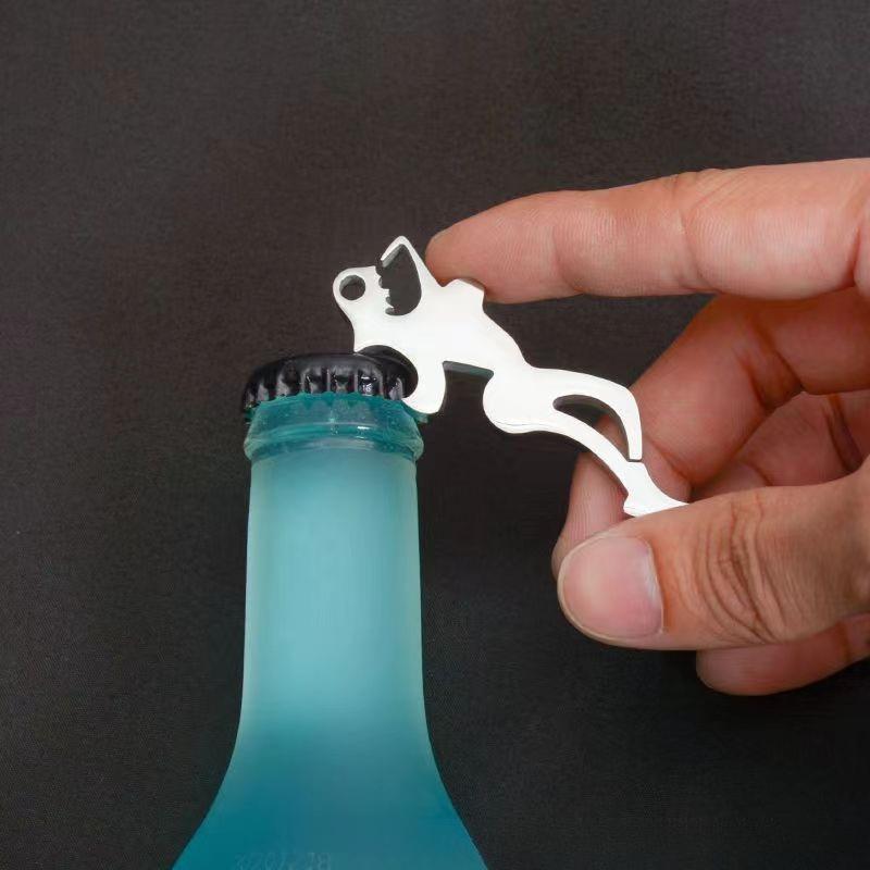 Personality Creative Brass Stainless Steel Beautiful Woman Muse Bottle Opener Beer Bottle Opener Household Wine Screwdriver Capper