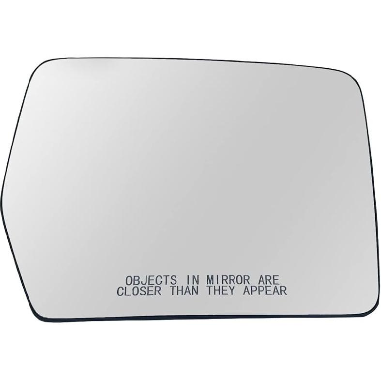 Left Driver Side Heated Mirror Glass Replacement For 2011 2012 2013 2014 Ford F150 - For Ford F150 Side Mirror Glass With Rear Holder - Replace