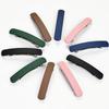 Elegant Solid Color Hair Clip Frosted Matte Hairpin Large Non-Slip Barrettes for Women