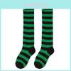 Cute Plush Christmas Socks For Kids Over The Knee Striped Cartoon Toy Socks