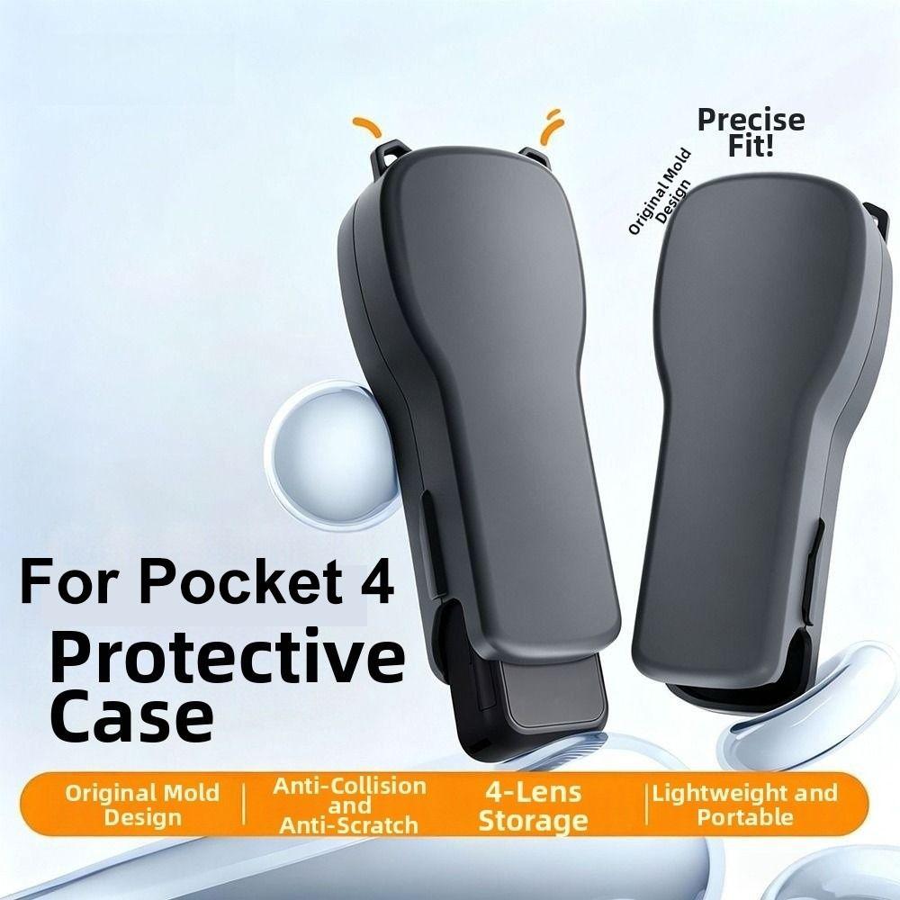With Lens Filter Slots Full Body Protective Cover Flip Cover Storage Case for DJI Osmo Pocket 3/4