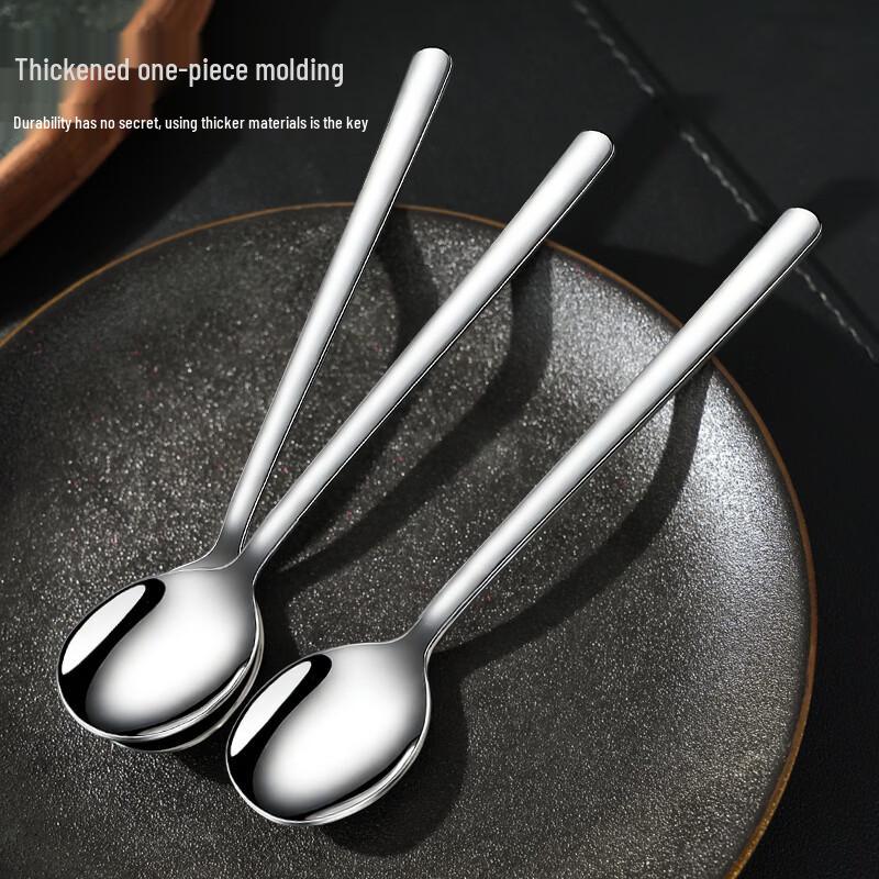 304 Stainless Steel Dinner Spoon Set (4-pack)