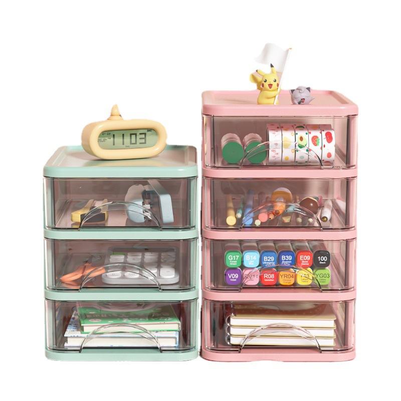 Multi-Layer Desktop Drawer Storage