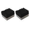 2Pcs Car Tire Shine Applicator Pads Auto Wheel Wax Detailing Cleaning Sponge Tire Shinning Tools