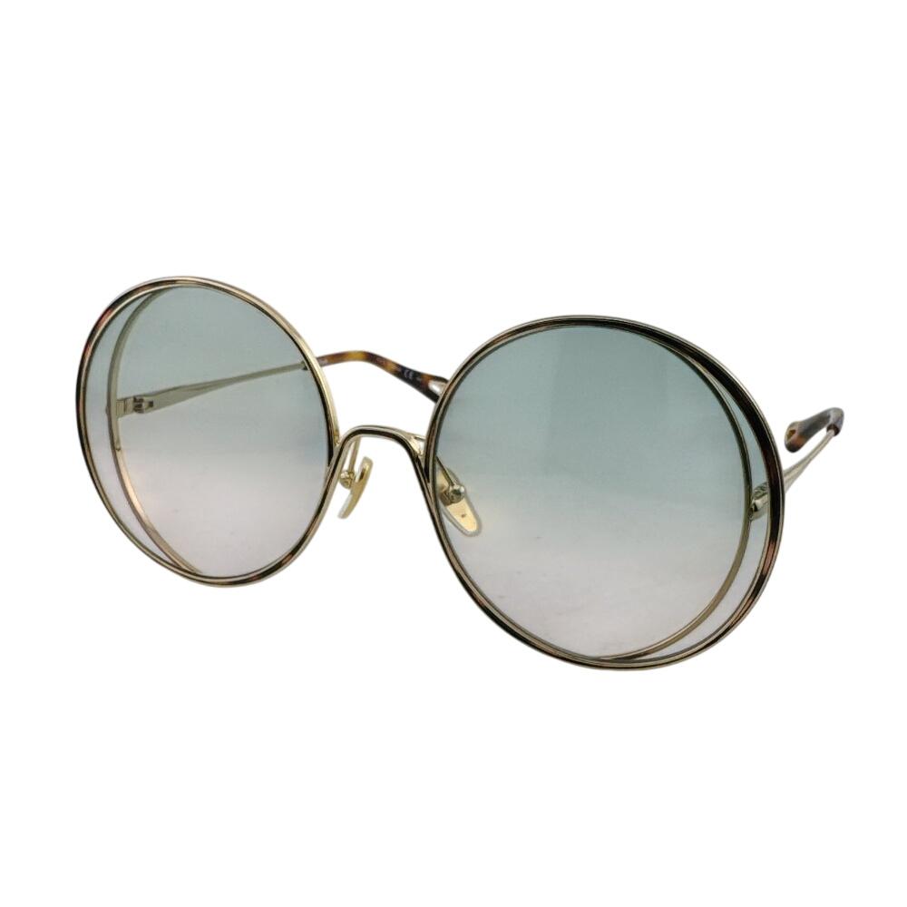 Chloe CH0037SA Round shape metal HANAH sunglasses gold metal Used