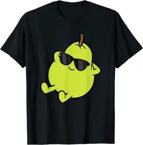 Niedliche orangefarbene Früchte Entspannendes fauler Sommer Herren Damen T-Shirt Lässiges Baumwollshirt Vier Jahreszeiten T-Shirts Grafik T-Shirts Teenager Kleidung