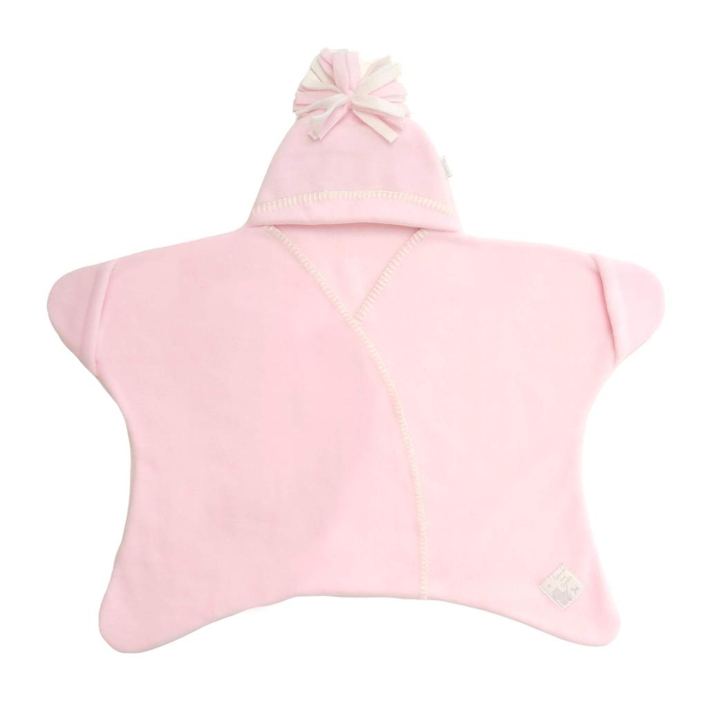 Tuppence Crumble Swaddle Star Afghan Steigbügel für Monate, Pastellrosa und sternförmig, 0–4