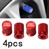 4Pcs Mugen Tire Wheel Valve Dust Caps Tyre Rim Stem Covers For Mugen Power Civic Accord CRV Hrv Jazz RAV4 Car Accessories