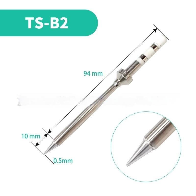 TS Series Soldering Iron Heads Anti-Oxidation Wear Resistant TS-K KU ILS C4 JL02 BC2 Fit TS100 Pine64 for Electronic Maintenance