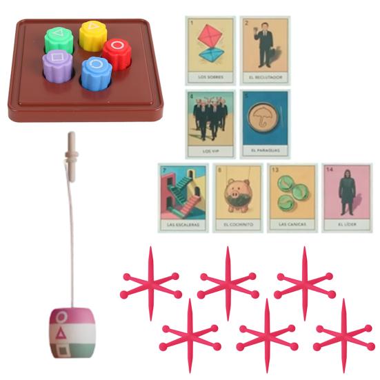 

Набор для корейской традиционной игры «Кальмар», реквизит, традиционная пластиковая игрушка для подбрасывания и ловли, классический набор для уличной игры, подарки для всех возрастов E