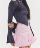 Romantics Balloon Fit Cotton Mini Skirt Barbie Pink