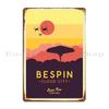 Bespin Cloud City Poster Metal Sign Wall Cave Party Living Room Character Design Pub Tin Sign Poster