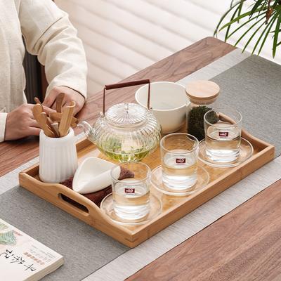 Heat-Resistant Glass Tea Set Green Tea Tea Art Tea Set Tea Art Master Competition Teaching Brewing Teapot Teacup