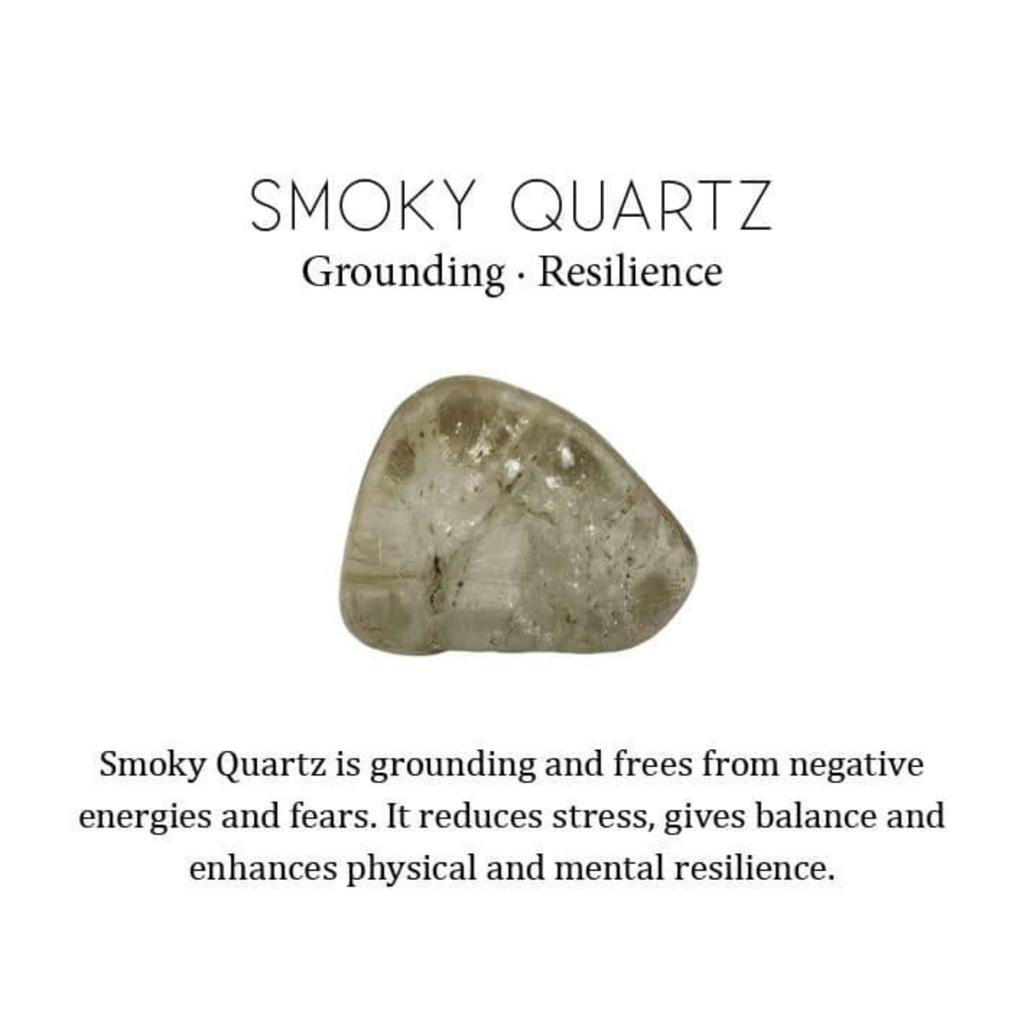 Fancy Natural Smoky Quartz Gold Finish Anniversary Electroformed Pendant Jewelry V-117