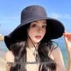 Womens' Travel Beach Shawl & Sun Hat Combo – Large Brim, Face Covering, UV Protection, New Style for Sunshade & Cycling