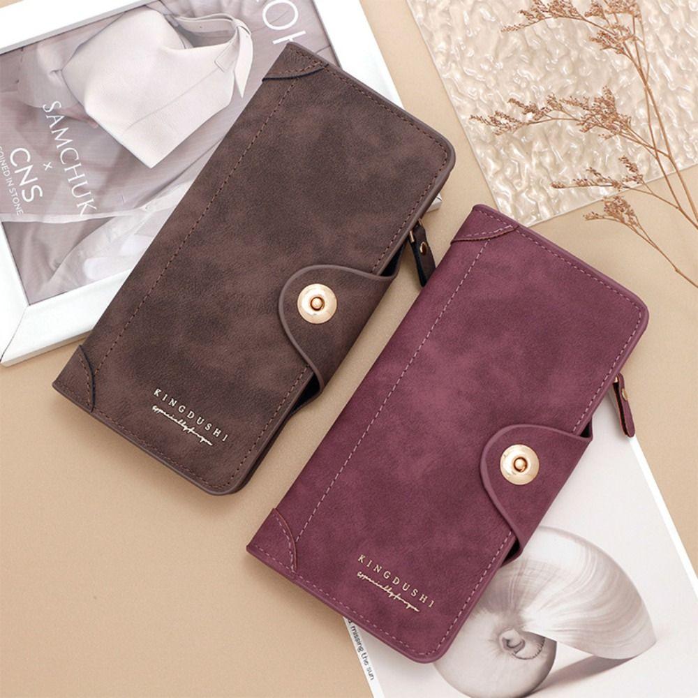 Card Brand Business Clutch Bag Purse ID Card Holder Simple Men PU Wallet Gift