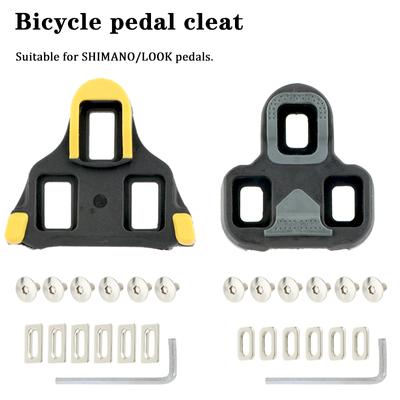Bicycle Pedals Spd Sl Cleats Adapter Pedal Straps Cleat Cover Road Bike Clip SH11 Float Self-Locking for Shimano Look
