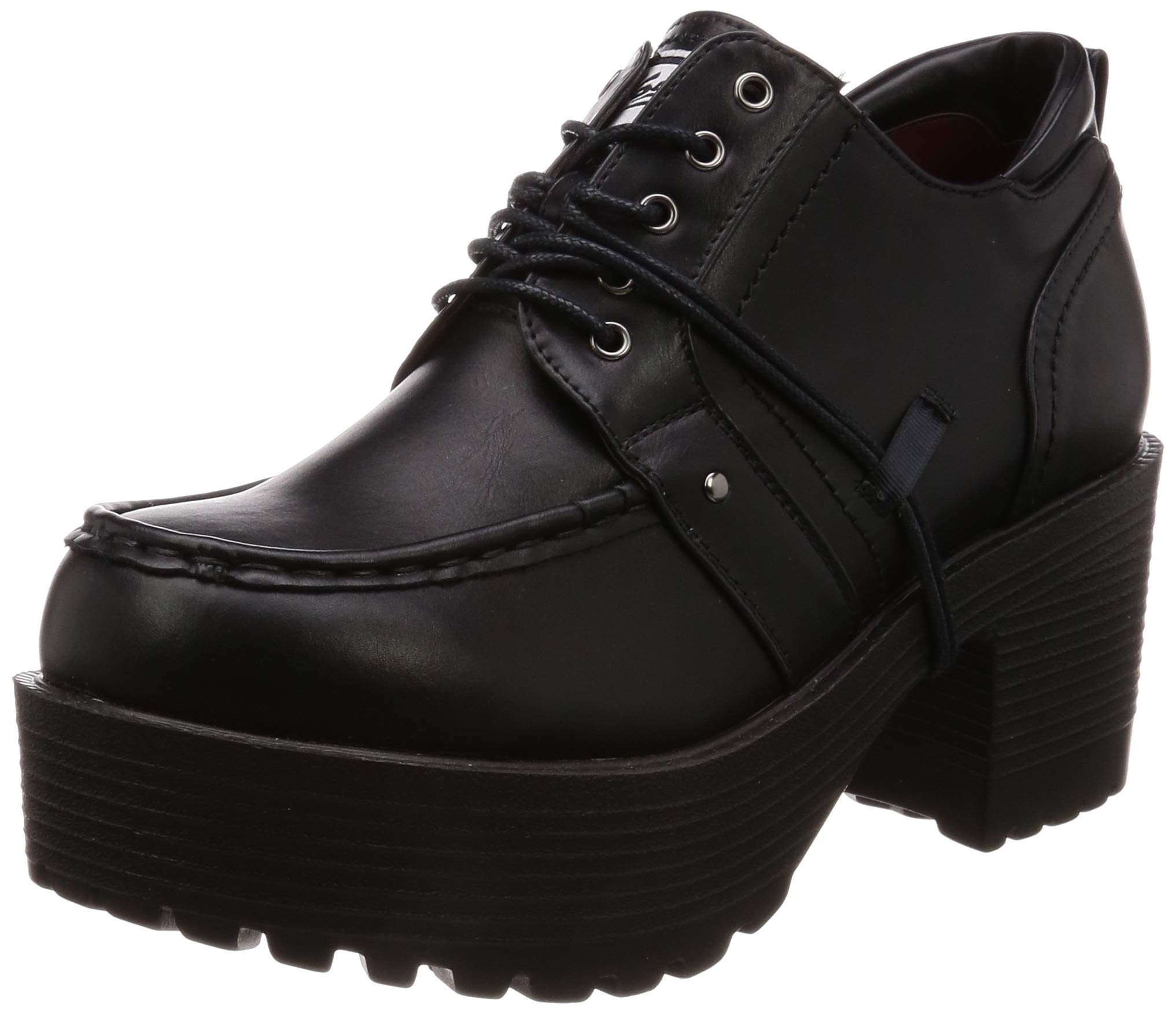 

Yosuke Men s Platform Lace-Up Shoes, Black, Size 26cm, 2818001