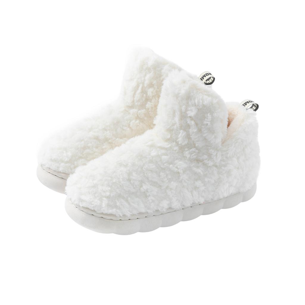 Winter Couple 2025 New Indoor Home Cute Plush Cotton Shoes Autumn and Winter Cotton Slippers