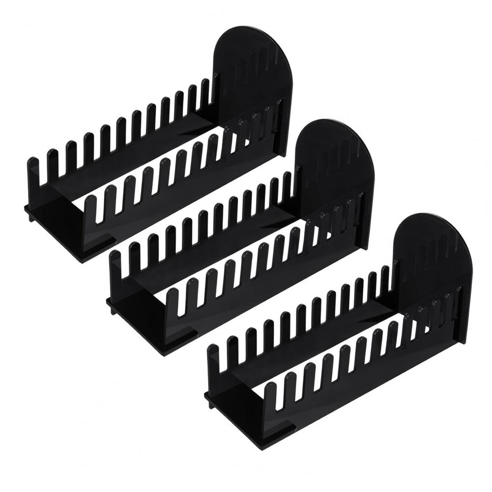 1/2/3 Pcs 12 Tier Greeting Card Display Stand Acrylic Postcard Booth Art Display Shelf Rack Jewelry Card Holder for Tabletop