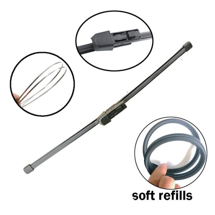 WINDSHIELD WIPER BLADE,--rear Window Wiper Blade 16 &quot, for Seat Leon SC 5F5 Toledo, Skoda Rapid Spaceback Superb Estat