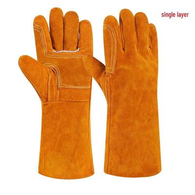 Durable Cowhide Welding Safety Gloves