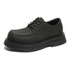 New Mens Platform Casual Shoes High Quality Outdoor Work Shoes New Black Thick-soled Formal Shoes Business Leather Dress Shoe