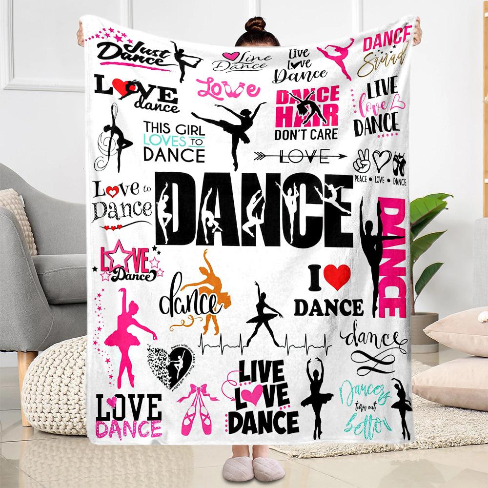 Gymnastics Word Cloud Art Blankets Are Suitable for Living Rooms, Bedrooms, Camping, and Other Places, Making Them an Ideal Choice for Gifts.
