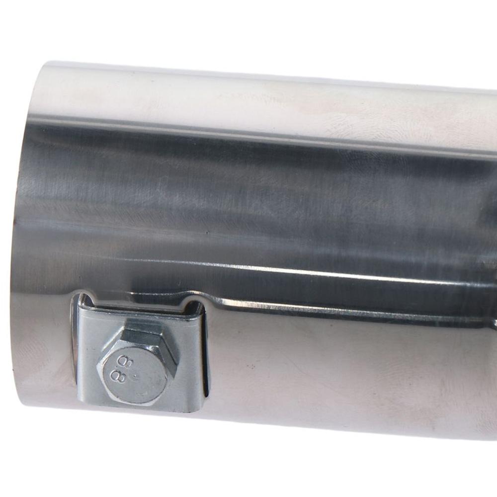Chrome A191 Stainless Steel Car Tailpipe Universal Exhaust Tail Tip Reduce Exhaust Noise