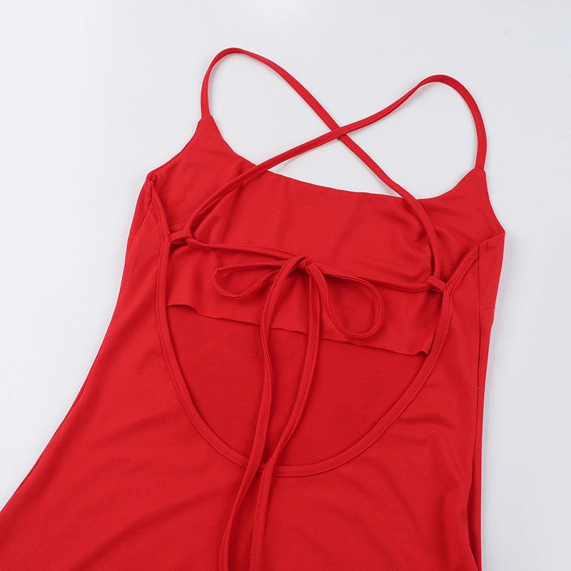 Spring Sexy Dress Women's Socialite Ethos Elegant Slim-fit Hot Drill Halter Dress