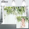 Blume Rose Hintergrund Vorhang Floral 3D Hochzeit Geburtstag Party Hintergrund Requisiten