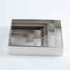 Round Square Heart-Shaped Mousse & Tower Ring, 4-10 Inch, Stainless Steel Baking Mold.