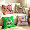 Ooyajitchi Cushion Cover Antidustmite Sofa Cushion Decorative Office Cover Lounge Area Indoor Outdoor Use