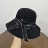 UV Protection Panama Hat Bowknot Fishermen Cap New Visor Hat  Summer