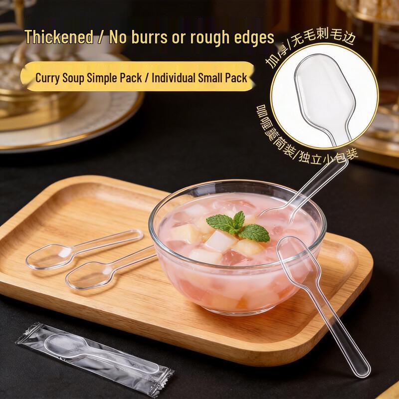 Disposable Plastic Ice Cream Spoons
