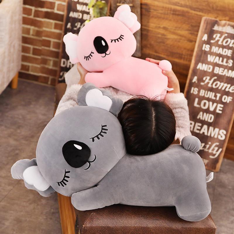 Lying Plush Koala Toy Cartoon Stuffed Animal Doll Cute Decoration Gift Kids