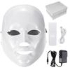 110V-220V Rejuvenation Whitening Facial Beauty Mask Skin 7 Color Light Treatment LED Light Photon Therapy Mask Skin Care Tools