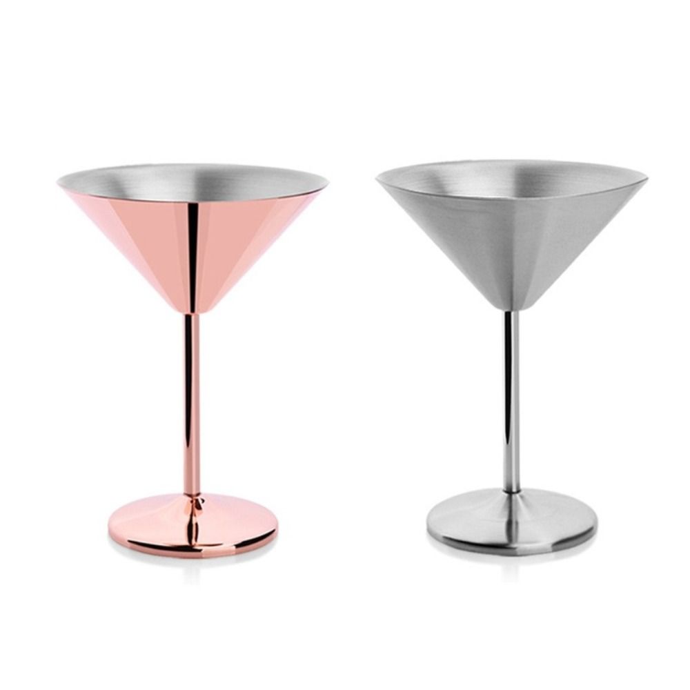 Anti-Broken Stainless Steel Cocktail Red Wine Drinkware Goblet Wine Set Wine Cup Martini Goblet