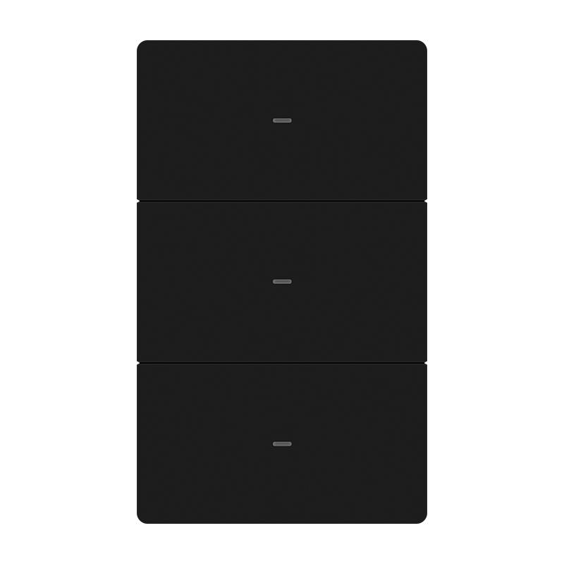 Factory Tuya Intelligent Wall Switch US Standard WiFi 1-4 Gang PC Push Button Lighting Switch APP Timed Control