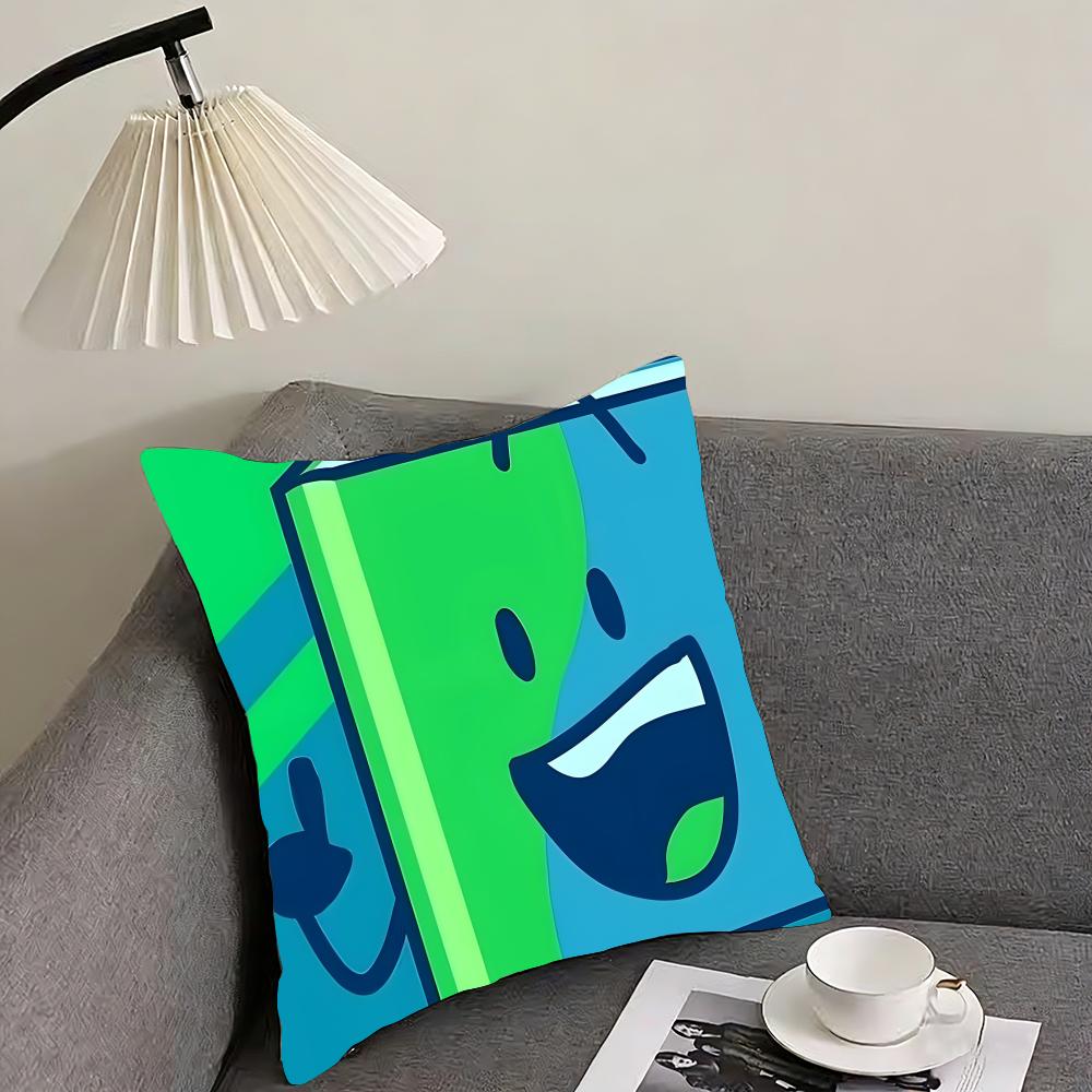 

Battle For Dream Island Cartoon Cushion Cover Pillowcase Ultra Soft Skin Friendly Fabric Cloud Like Comfort Concealed Zipper 30x30cm
