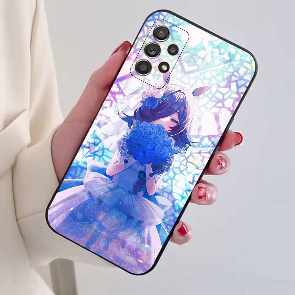Game U-Umamusume:Pretty Derby Phone Case For Samsung S25,S24,S21,S22,S23,S30,Ultra,S20,Plus,Fe,Lite,Note,10,Black Cover