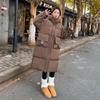 Down Cotton-padded Clothes Women's Medium and Long Thickened Winter New Cotton-padded Jackets Loose Bread Clothes Cotton-padded Jackets Thick