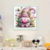 Full Embroidery Cotton Thread 11CT Printed Gnome Cross Stitch Kit Art