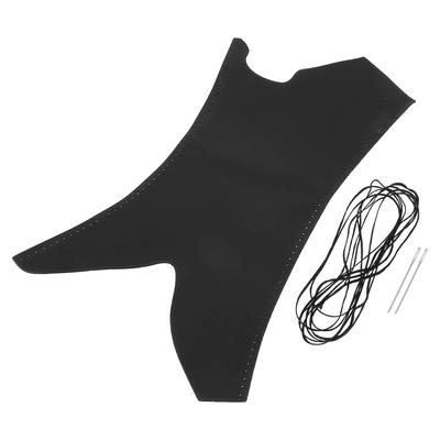 X AUTOHAUX Interior Door Handle Strap Cover Door Panel Handle Outer Trim Hand Sewing