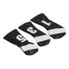3PCS     Head Cover PU Leather Waterproof Protective   Headcovers Set with Plush Lining for Woods